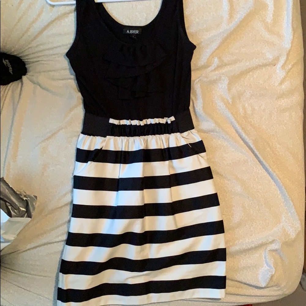Black and White Formal Dress